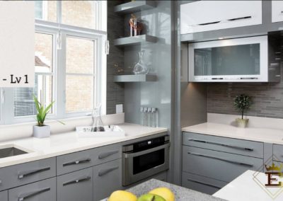 Frost White Quartz Kitchen Countertop | Colorado Springs