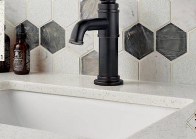 Sparkling White Quartz Kitchen Countertop | Colorado Springs