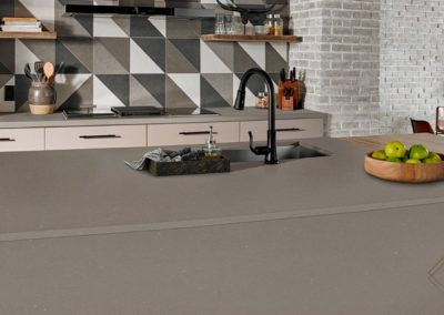Stellar Gray Quartz Kitchen Countertop | Colorado Springs