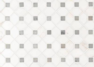 Bianco Dolomite Dotty Polished Kitchen Backsplash Subway Tile
