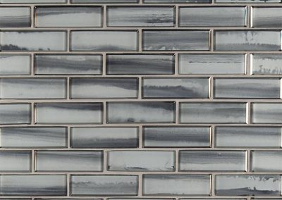 Ombre Grigia Kitchen Backsplash Subway Tile