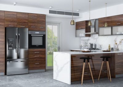UV Ebony European Kitchen Cabinets in Colorado Springs