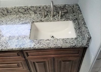 Bianco Frost Granite Kitchen Countertop