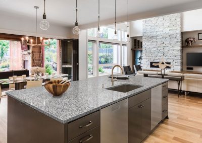 Osprey White Kitchen Countertop