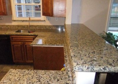 Ferro Gold Granite Kitchen Countertop
