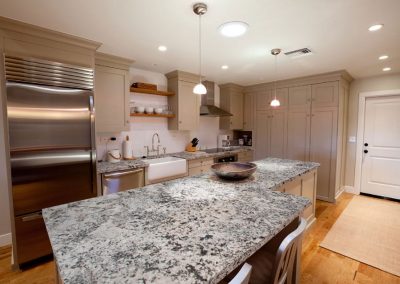 Oyster White Granite Kitchen Countertop