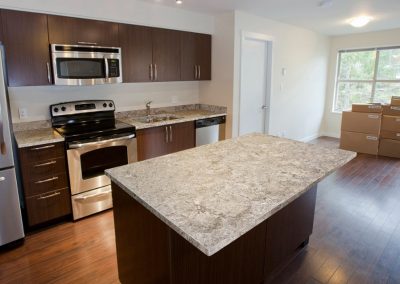 White Sand Granite Kitchen Countertop