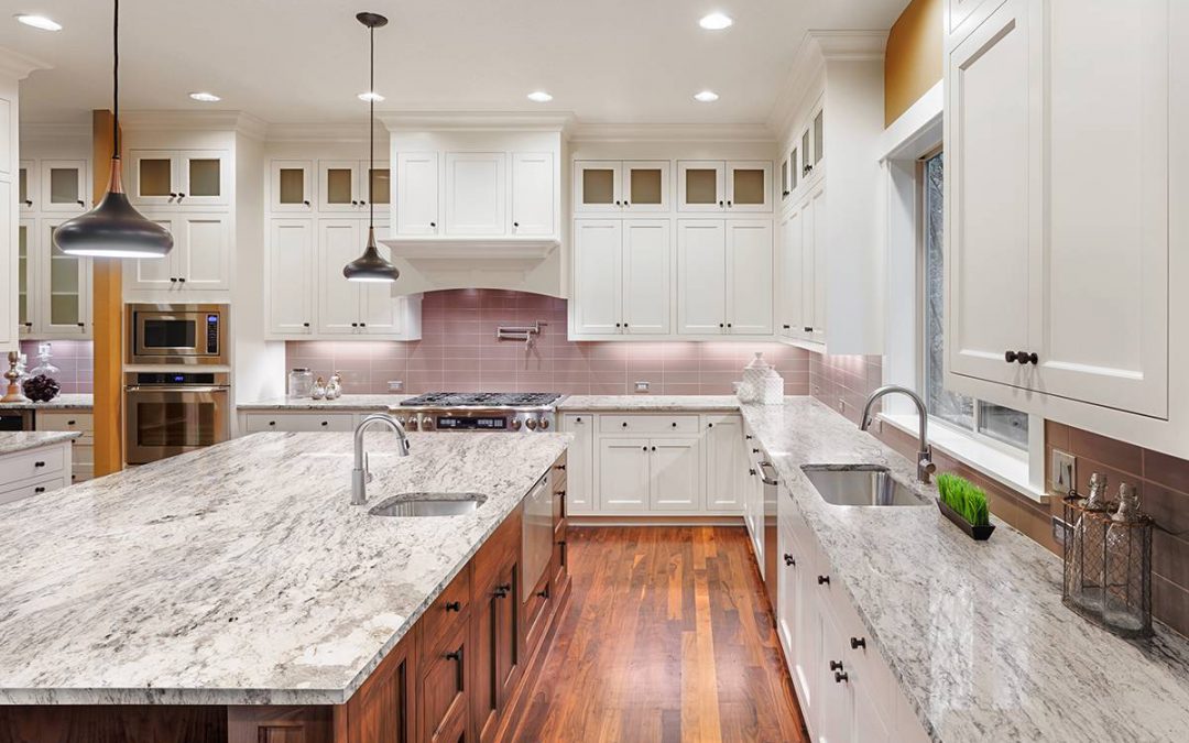 White Valley Granite Kitchen Countertop
