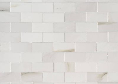 Aria Bianco Kitchen Backsplash Subway Tile