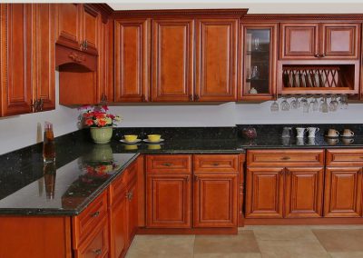 Mocha Rope Traditional Kitchen Cabinets in Colorado Springs
